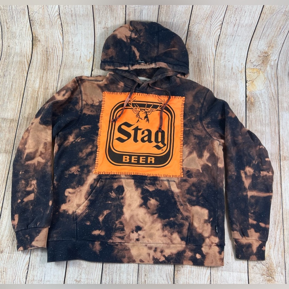 Primitive Apparel Stag Beer Hoodie Sweatshirt Large